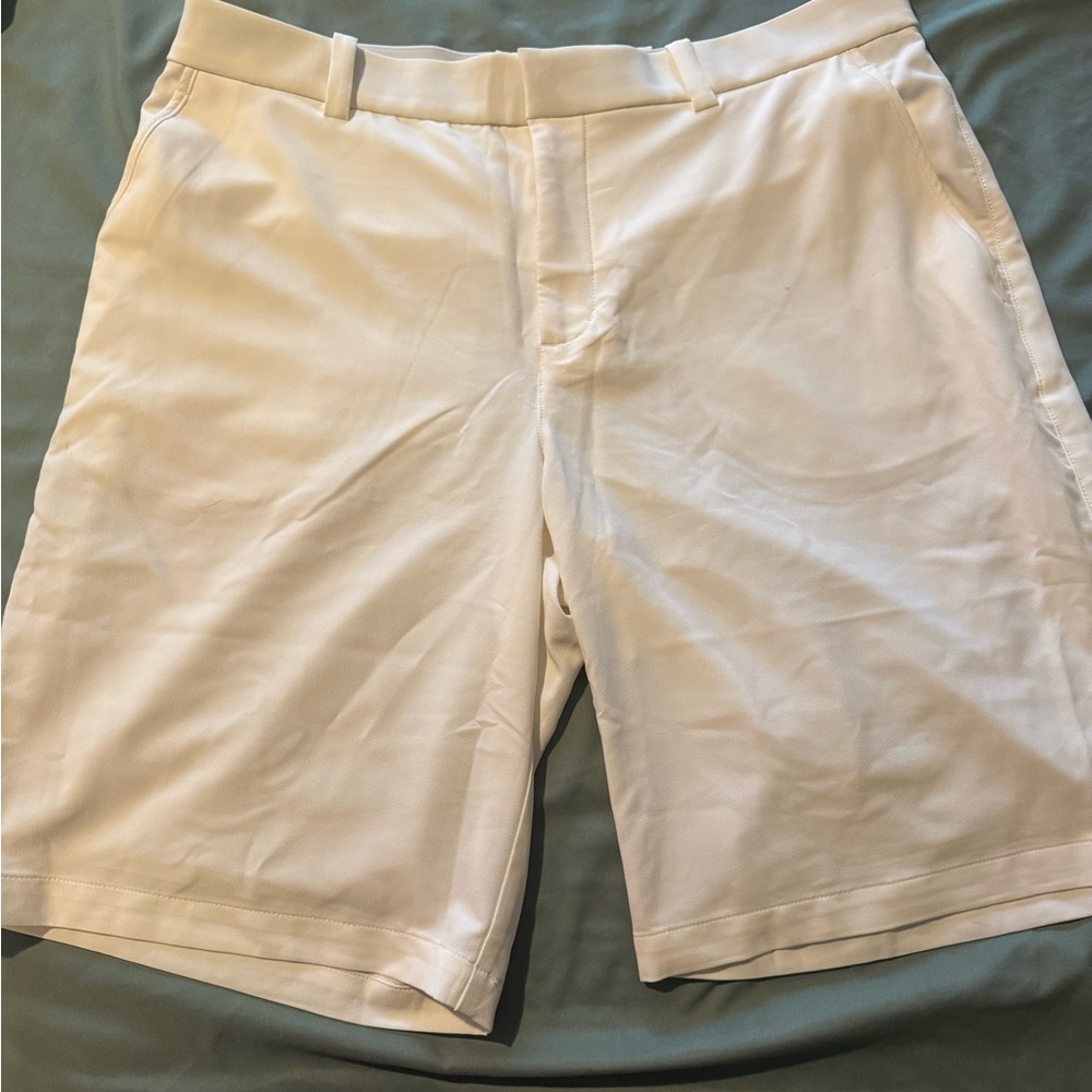 Men's White Nike Golf Shorts